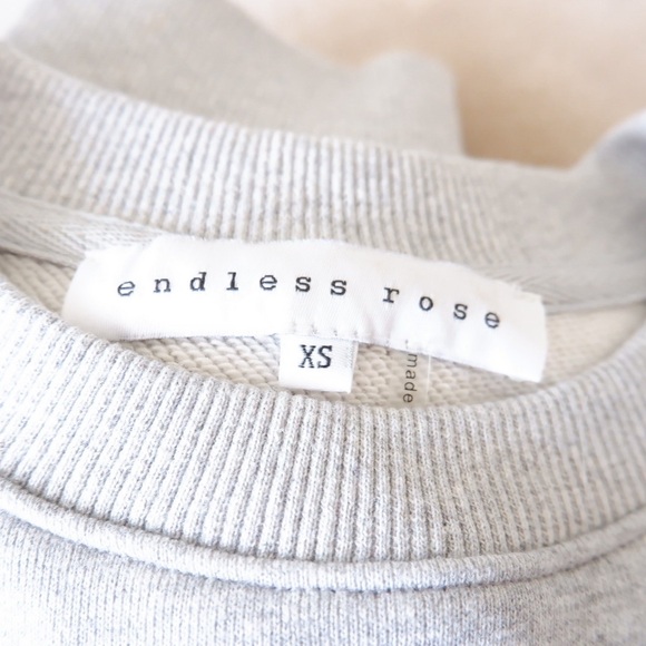 ENDLESS ROSE Amour Crewneck Sweater size XS - Picture 6 of 8